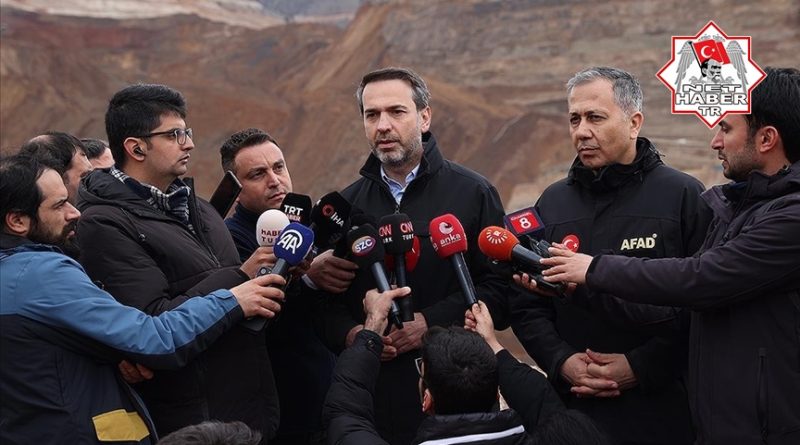 Bakan Bayraktar: Maden kazasında toprak kütlesinin taşınacağı alan tahliye edilmeye başlandı